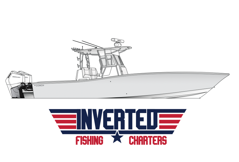 inverted fishing charters boat